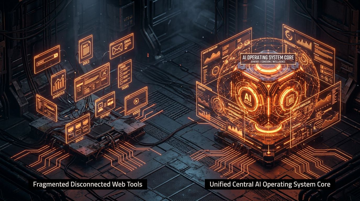 AI Operating Systems vs. Fragmented Web
